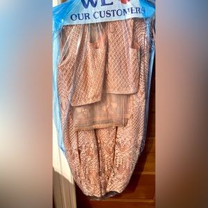Rose gold ready to wear Indian outfit only worn once.